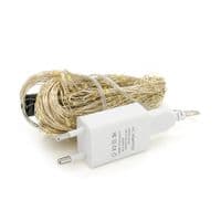Гирлянда Конский хвост 600Led, 20 нитей по 3м, Hot White