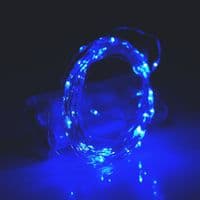 Гирлянды 200LED, 1 режим, 20 метров, прозрачная изоляция, питание от USB+3*АА, Blue, ОЭМ