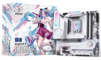Материнська плата LGA1700, Maxsun iCraft B760M CROSS, B760, 4xDDR5, Int.Video(CPU), 4xSATA3, 1xPCI-E 16x 5.0, 1xPCI-E 4x 3.0, 1xPCI-E 1x, 3xM.2 4.0, RTL8125B, 4xUSB3.2/4xUSB2.0, 1xUSB TypeC 3.2, DP/HDMI, WiFi 6E+BT5.3, 14phase, ARGB,MicroATX(MS-iCraft B760M CROSS)