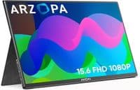 Монітор 15.6" Arzopa A1 Gamut, Black, WLED, IPS, 1920x1080, 16:9, 5 мс, 60 Гц, 250 кд/м², 1200:1, 178°/178°, Type-C/ mini-HDMI, 1 x 3.5 mm Headphone Jack