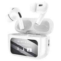 Наушники BOROFONE BW76 Brocade true wireless ANC noise reduction touch screen BT headset Champagne White
