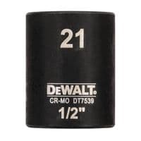 Головка торцевая ударная короткая IMPACT DeWALT DT7