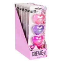 Набір з 3-х бальзамів LOVE Сердечки для губ CREATE IT!