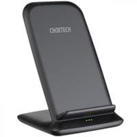 Зарядное устройство 15W Fast Wireless Charging Stand 2coils black Choetech