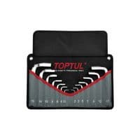 Ключ Toptul шестигранний Г-обр. 2-19мм 14шт. у чо��лі (GPAQ1401)