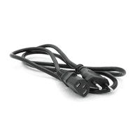 Кабель питания Europlug CEE 7/16 - C13, 1M, 0.5mm OEM (евровилка) без заземления