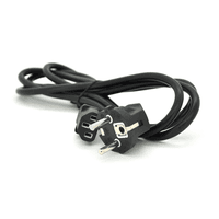 Кабель питания Schuko CEE 7/4--C13, 1M, 0.5mm OEM (евровилка) без заземления