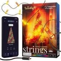 УЦІНКА! Гірлянда Smart LED Twinkly Strings Candle RGB 200 IP20 12м USB-C кабель зелений