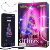 Гірлянда Smart LED Twinkly Candle Pearl  RGB 100 IP20 USB-C кабель прозорий