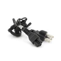 Кабель питания 1.5m, 0.5mm, PC-184/2 B-C13 для ноутбука (американский разъем), Black, OEM Q25