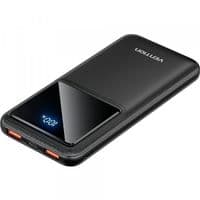Зовнішній акумулятор Vention 10000mAh Power Bank (Micro-USB + USB-C + USB-A + USB-A) 22.5W Black LED Display Type