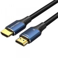Кабель Vention Cotton Braided HDMI-A Male to Male HD Cable 8K 1.5M Blue Aluminum Alloy Type