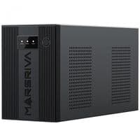 ДБЖ Marsriva MR-UF3000, 3000ВА/1800Вт, Line-Interactive, LED версия, 2 розетки, 4*12В/9Ач, металл