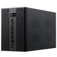 ДБЖ Marsriva MR-UF2000, 2000ВА/1200Вт, Line-Interactive, LED version, 2 AC Outlets, 2*12V/9Ah, metal