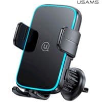 Автоутримувач Usams CD230 Wireless Charging Car Holder (Air Vent) black