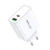Сетевое зарядное устройство для Remax Kiddy 2 порта, USB + Type-C 65W (RP-U125)