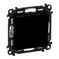 Переключатель промежуточный Legrand Valena Life, 10AX, 250V, винтовые клеммы, матовый черный