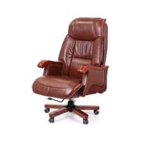 Офісне крісло Аклас Галахад EX RL Коричневий (Кожа LC-I) (00142849)