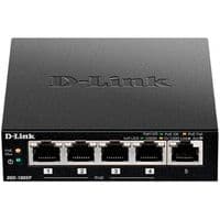 Комутатор D-Link DGS-1005P/E (5-Port 10000BaseTX Auto-Negotiating (NWAY) 10/100/1000Mbps, PoE Ports 1-4, PoE Power Budget 60W)