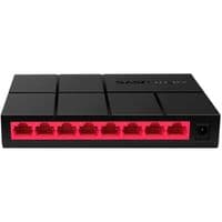 Коммутатор 8-портовый настольный гигабитный коммутатор с 7 портами РоЭ Mercusys, MS108GP MS108GP