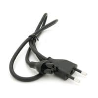 Кабель питания 1.0m, 0.5mm, PC-184/2 CEE7/16-C5 3 pin (для бытовой техники), Black, OEM Q600