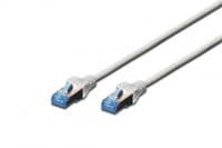 Патч-корд DIGITUS CAT 5e SF-UTP, 3м, AWG 26/7, CCA, PVC, серый