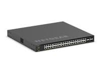 Комутатор NETGEAR M4350-40X4C (XSM4344C), 40x10G/Multi-Gig PoE++, 196Вт (можливо збільшити до 1676Вт), 4xQSFP28 100G, керований L3 з можливістю стекування