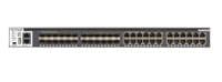 Коммутатор NETGEAR M4300-24X24F (XSM4348S) 24xSFP+, 24x10GE, управляемый L3 с возможностью стека.