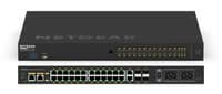 Коммутатор NETGEAR M4250-26G4F-PoE++ (GSM4230UP), 24x1GE Ultra90 PoE++ (1400Вт), 2x1GE, 4xSFP, AV Line управляемый L2