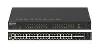 Коммутатор NETGEAR M4250-40G8XF-PoE+ (GSM4248PX), 40x1GE PoE+(960Вт), 8xSFP+, AV Line управляемый L2