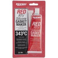 Герметик автомобільний Runway Red RTV Silicone 85г (RW8500)