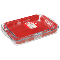 Форма с/у PYREX н-р форм 2пр (прямоуголь 40х27, прямоуголь 35х23см) (913S607/8044)