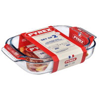 Форма с/к PYREX CLASSIC н-р форм 2пр стекло прямоуголь 38х25,34х22см (913S608/8043)