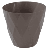 Цветочный горшок VIOLET HOUSE 0201 PRIZMA BROWN с внут. сливом воды 7 л. (0201 PRIZMA BROWN с внутренним сливом воды 7 л.)