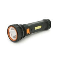 Ліхтар ручний WESTECH, вбудований АКБ / 1200mah, Solar+COB,3 режими, USB кабель,black