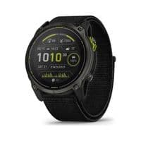 Смарт-часы Garmin Enduro 3, Crbn Gry DLC Ti w/Blk Sport Loop Band, GPS (010-02751-01)