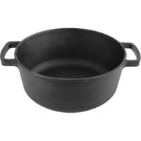 Кастрюля Brizoll чугунная без крышки 6 л (P-6L)