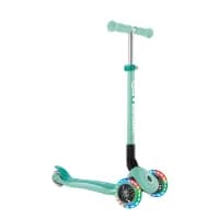 Самокат Globber Primo Foldable Lights колеса с подсветкой до 50 кг. 3+ Мятный (432-206-3)