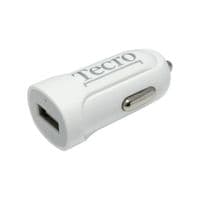 Автомобільний зарядний пристрій Tecro (1USBх2.1A) White (TCR-0121AW)