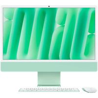 24-inch iMac with Retina 4.5K display: Apple M4 chip with 10‑core CPU and 10‑core GPU, 16GB, 512GB SSD - Green,Model A3137