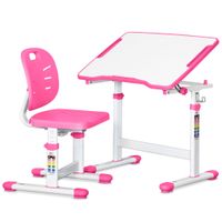Парта со стулом Evo-kids Pink (Evo-07 Ergo PN)
