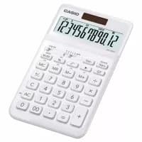 Калькулятор Casio JW-200SC-WE-W-E, белый (CALC-CAS-JW-200SC-WE)