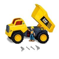 Спецтехника Funrise CAT Строительные машины Самосвал с фигуркой со светом и звуком, 30 см (83201)