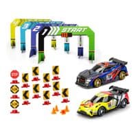 Игровой набор Silverlit BUILD 2 DRIVE DUO PACK RACE SET, ЖК, 2,4 GHz (ГГц), желтая и синяя (20705)
