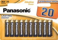 Батарейка Panasonic ALKALINE POWER AA BLI 20