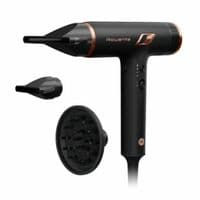 Фен Rowenta T-Shape Maestria Nano, 1700Вт, 3 режима, диффузор, иониз-я, холл. обдув, черный