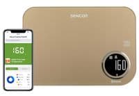 Ваги Sencor кухонні, 5кг, підключення до смартфону, AAAx2, пластик, бронзовий