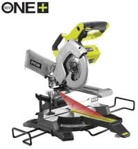 Пила торцювальна акумуляторна Ryobi ONE+ R18MS216-0 18В диск 216мм вбудований лазер 14.4кг (без АКБ та ЗП)