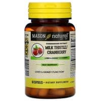 Травы Mason Natural Очищающий комплекс для печени и почек, Milk Thistle & Cranb (MAV-13515)
