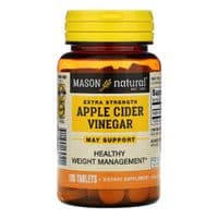 Травы Mason Natural Яблочный уксус, Extra Strength Apple Cider Vinegar, 100 таблей (MAV13951)